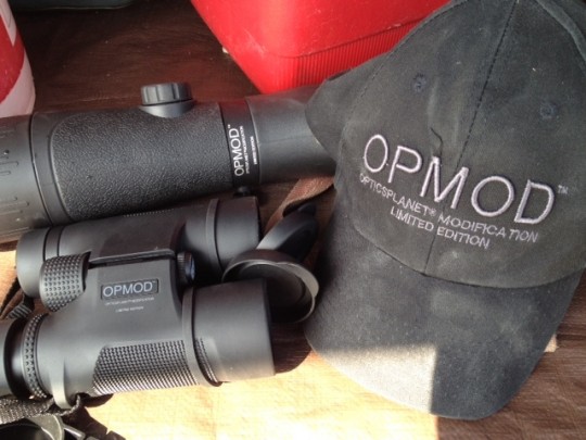 Anniversary Fishing with OPMOD PAC Bag and Binoculars, Jupiter’s Moons with OPMOD Spotting Scope
