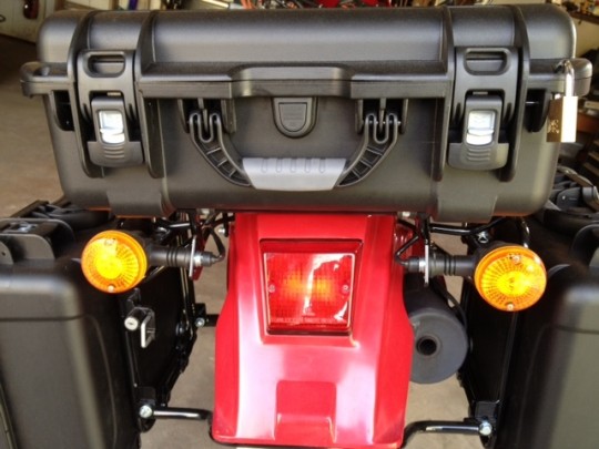 Nanuk on bike